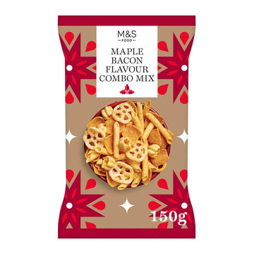 M&S Maple Bacon Flavour Combo Mix 150g