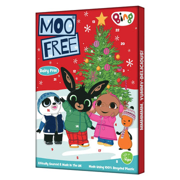 Moo Free Alternative to milk chocolate Advent Calendar - Milk Choc