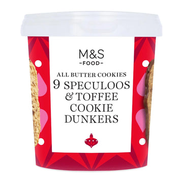 M&S 9 Speculoos & Toffee Cookie Dunkers 180g