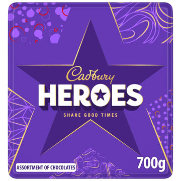 Cadbury Heroes Large Chocolate Tin 700g
