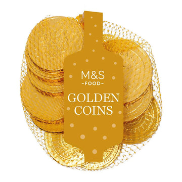 M&S Milk Chocolate Golden Coins 80g