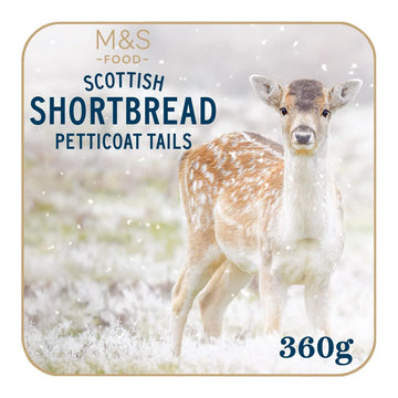 M&S All Butter Shortbread Petticoat Tails Fawn Tin 360g