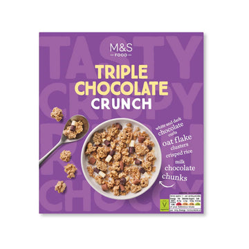 M&S Triple Chocolate Crunch 500g