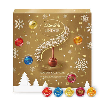 Lindt LINDOR Assorted Mini Truffle Advent Calendar 109g