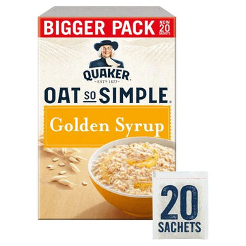 Quaker Oat So Simple Golden Syrup Porridge 20x36g