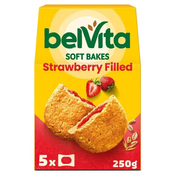 Belvita Strawberry Soft Bakes 5 Per Pack