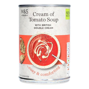 Smooth M&S Cream of Tomato Soup with Double Cream - 400g