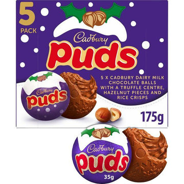 Cadbury Dairy Milk Chocolate Puds 5x35g