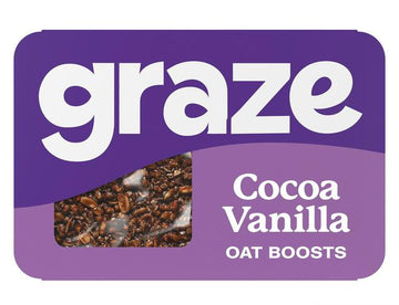 Graze Snack Box Oat Boosts Cocoa & Vanilla Flapjack 50g