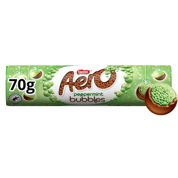 Aero Bubbles Peppermint Mint Chocolate Tube 70g