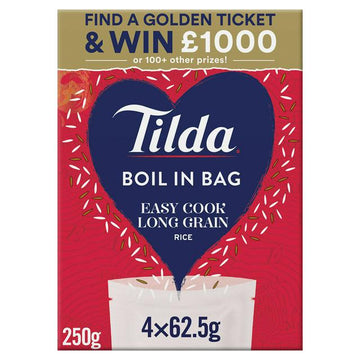 Tilda Boil in Bag Easy Cook Long Grain Rice 250g