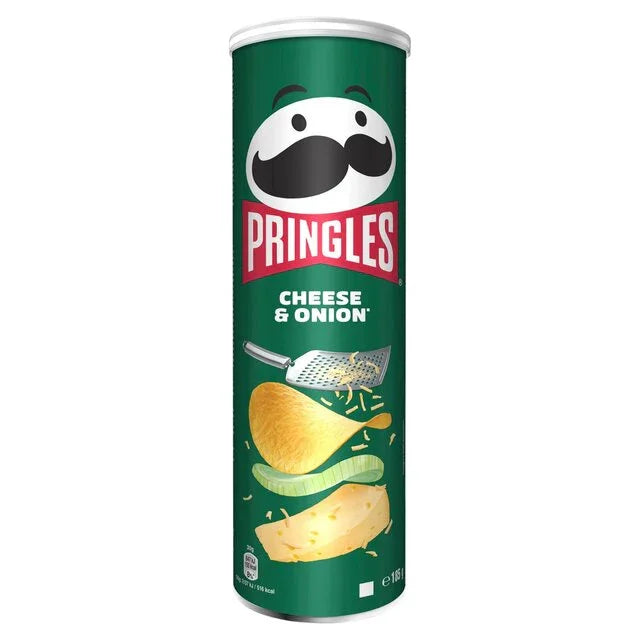 Pringles Cheese and Onion Crisps 185g