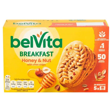 Belvita Honey & Nuts Choc Chips Breakfast Biscuits