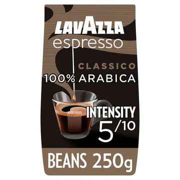 Lavazza Caffe Espresso 100% Arabica Coffee Beans 250g