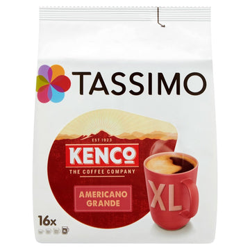 Kenco Americano Grande Tassimo Coffee Pods 16 Per Pack