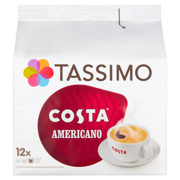 Tassimo Costa Americano Coffee 12 Pods