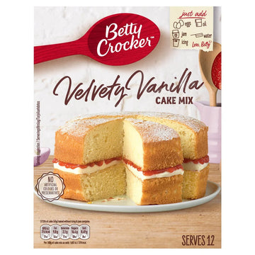 Delicious Betty Crocker Vanilla Cake Mix 425g