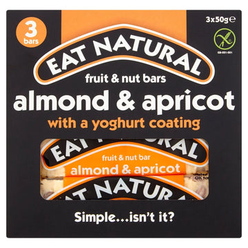 Almond & Apricot Yoghurt Coated Bars 3 x 50g