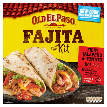 Old El Paso Fiery Jalapeno & Tomato Fajita Kit