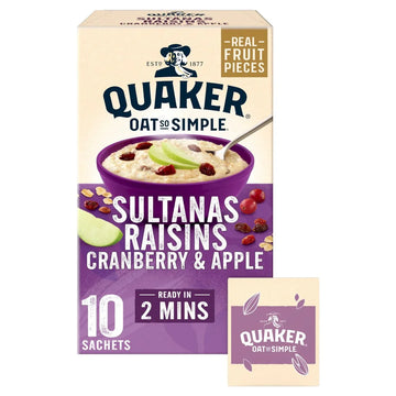Quaker Oat So Simple Sultanas & Raisins Fruit Porridge