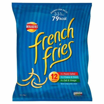 Walkers French Fries Assorted Multipack Crisps 12 per pack