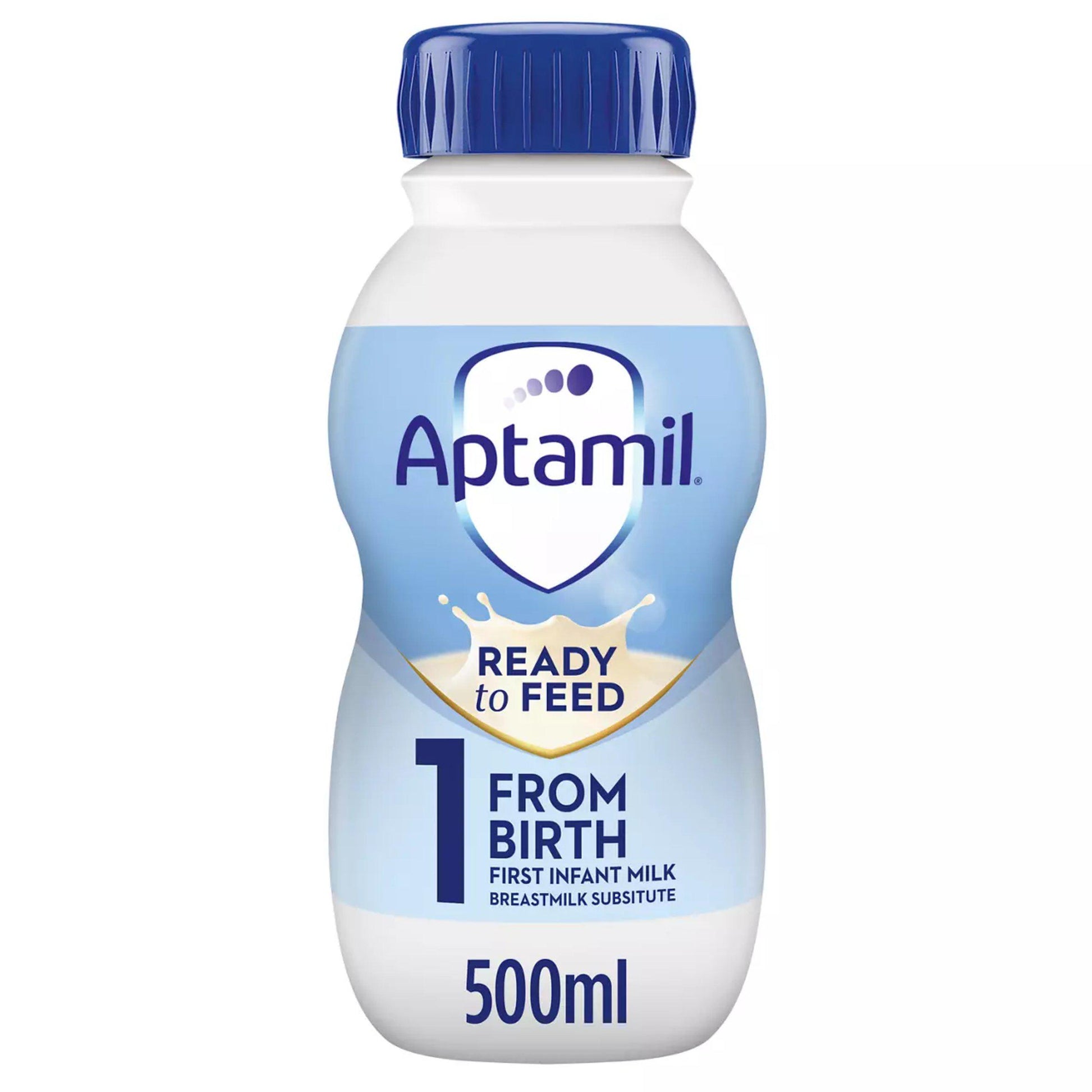 Aptamil 1 First Infant Baby Milk Formula Liquid Ready to Feed From Birth 500ml