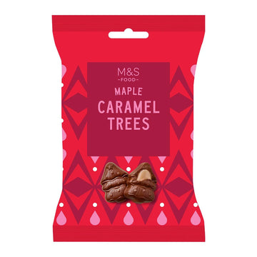 M&S Chocolate Maple Caramel Trees 130g