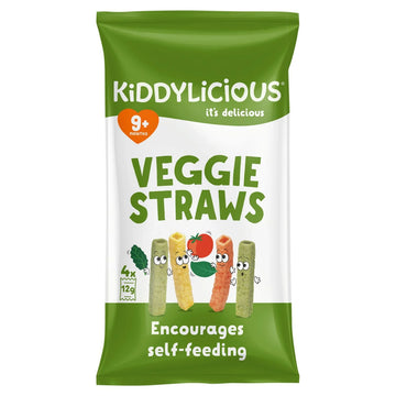 Kiddylicious Veggie Straws Multipack 9+ Months 4pk