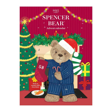 M&S Spencer Bear Advent Calendar 80g