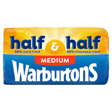 Warburtons Half & Half Medium 800g (Life 3d+)