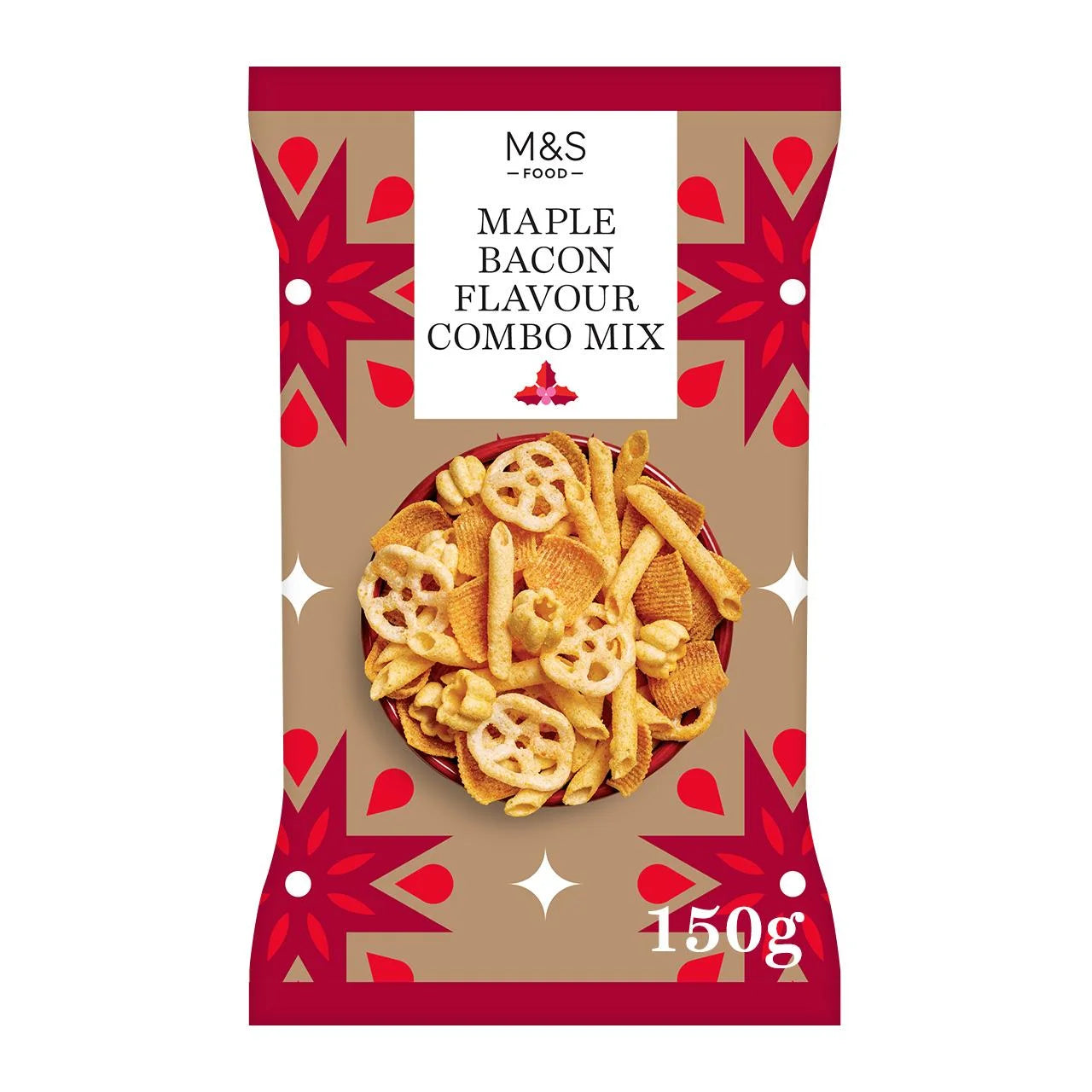 M&S Maple Bacon Flavour Combo Mix 150g