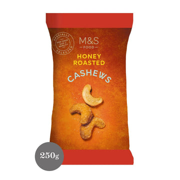 M&S Honey Roasted Cashews 250g