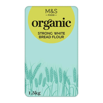 M&S Organic Strong White Bread Flour 1.5kg