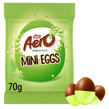 Aero Peppermint Milk Chocolate Mini Eggs 70g