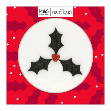 M&S Top Iced Christmas Cake 920g