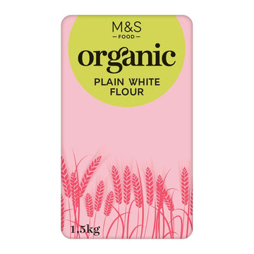 M&S Organic Plain White Flour 1.5kg