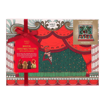 M&S Magical Christmas Chocolate Theatre with Lights & Music 245g