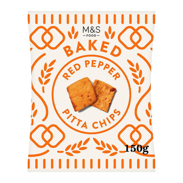M&S Red Pepper Pitta Chips 150g