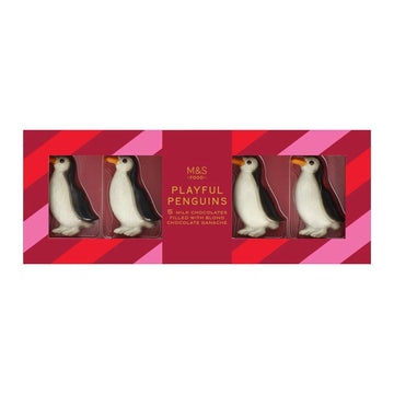 M&S Playful Chocolate Penguins 98g