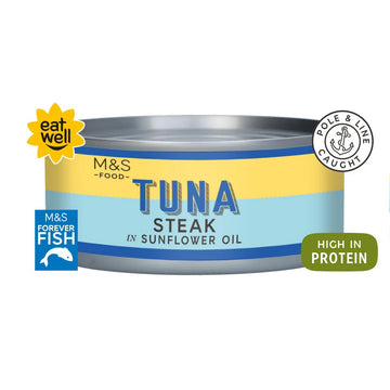 M&S Tuna Steak in Sunflower Oil 200g