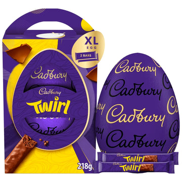 Cadbury Dairy Milk Twirl Milk Chocolate Easter Egg 218g