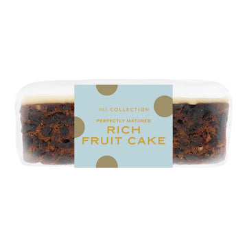 M&S Perfectly Matured Rich Fruit Cake Bar 410g