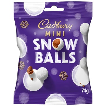 Cadbury Mini Snow Balls Bag 74g