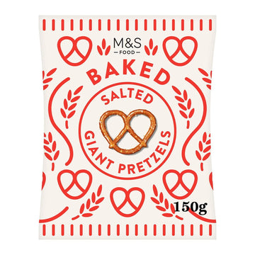M&S Giant Salted Pretzels 150g