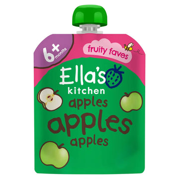 Ella's Kitchen Apples Apples Apples First Tastes Baby Food Pouch 6+ Months 70g