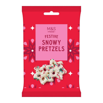 M&S Festive Snowy Pretzels 95g