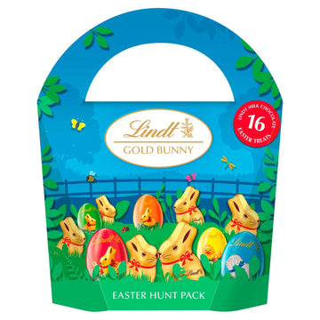 Lindt Gold Bunny Milk Chocolate Easter Hunt Pack 160g
