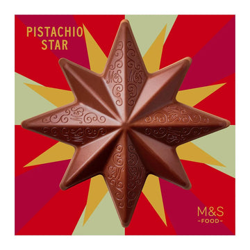 M&S Chocolate with Pistachio Creme Star 45g