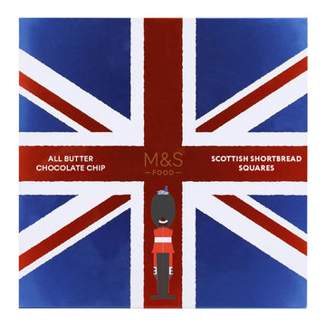 M&S All Butter Dark Chocolate Chip Shortbread 200g