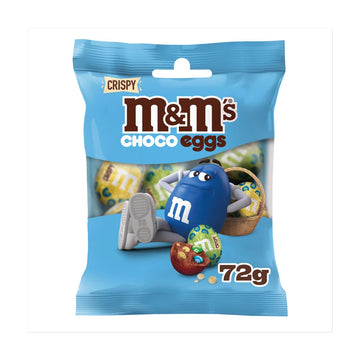 M&M's Crispy Milk Chocolate Chocolate Easter Mini Eggs Bag 72g
